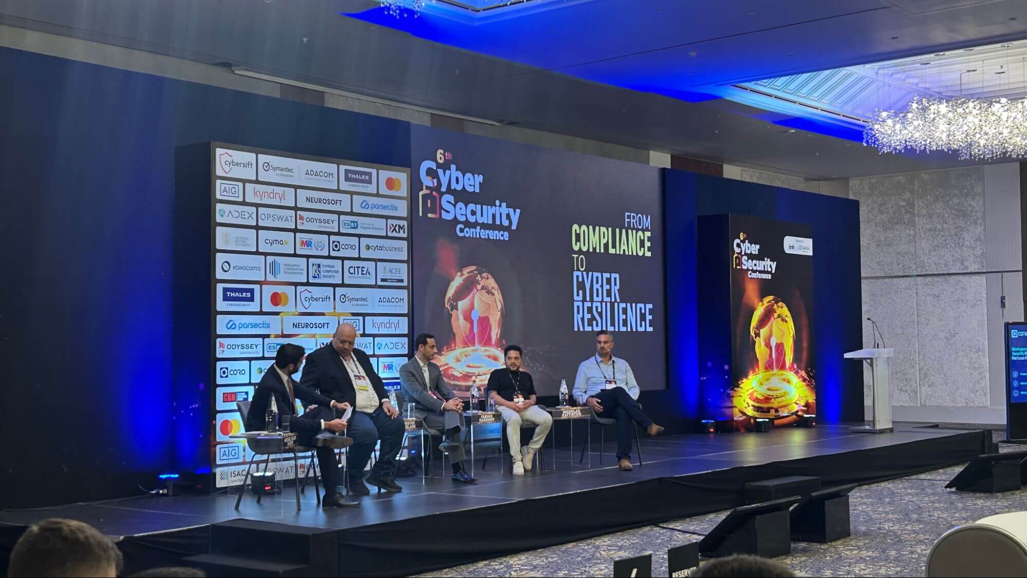 AdTech - Experts discussing NIS2 executive accountability at the 6th Cyber Security Conference in Nicosia